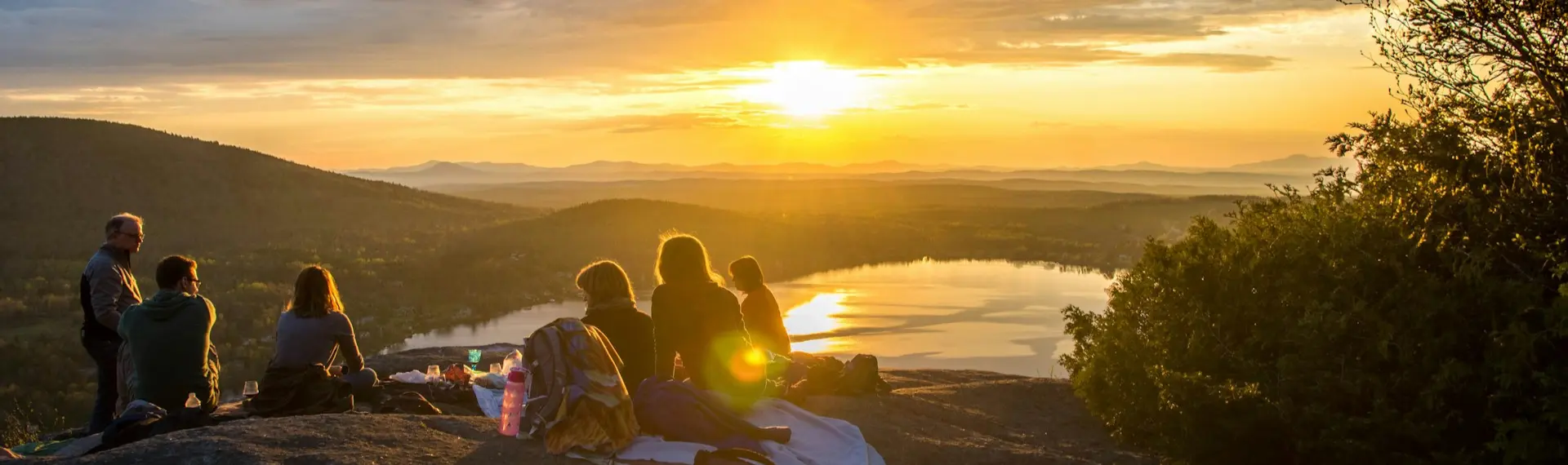 Human Design Gate 37 - The Gate of Friendship - friends sat on a mountain at sunset