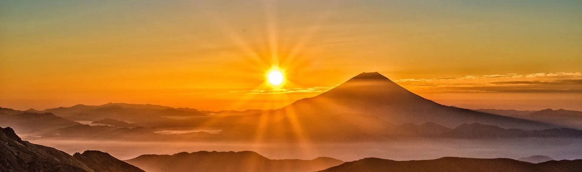 Human Design Gate 53 - The Gate of Starting - sunrise on mountains