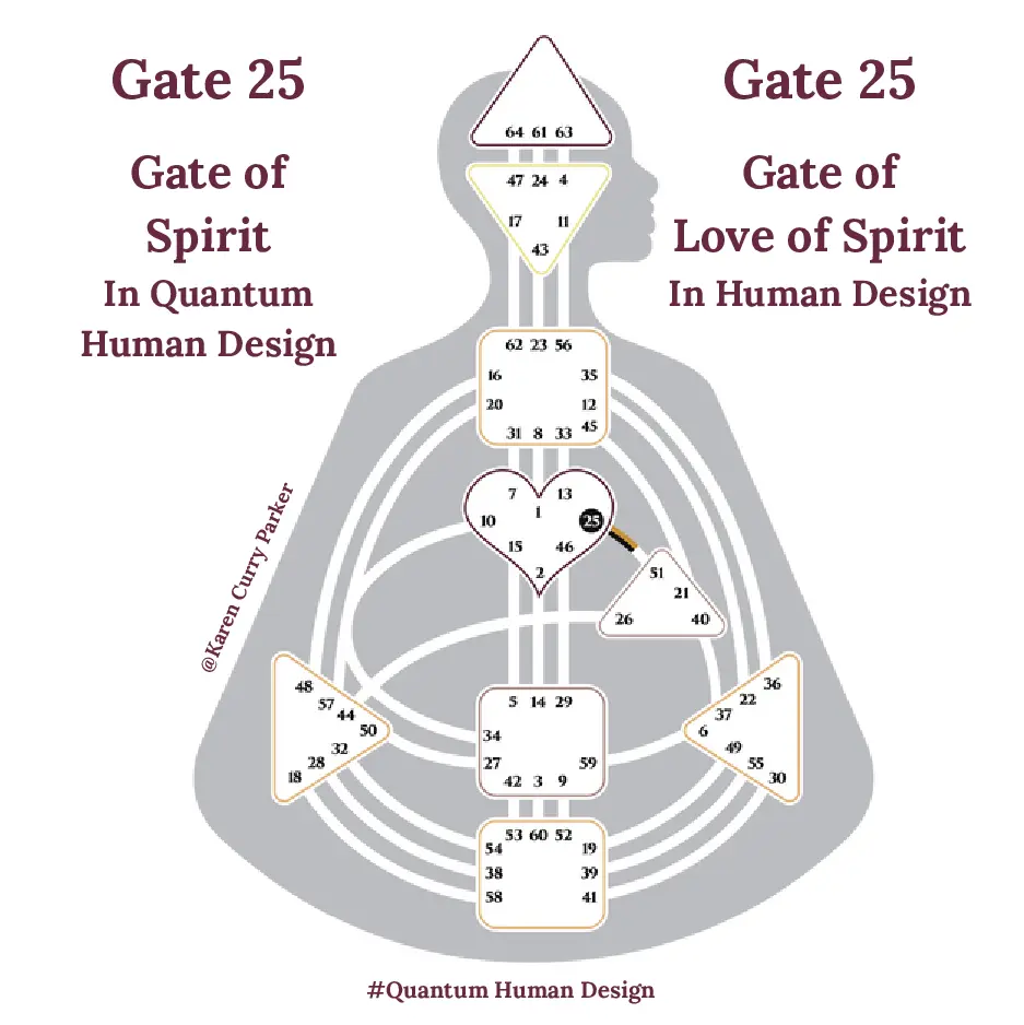Human Design Gate 25 - The Gate of Spirit