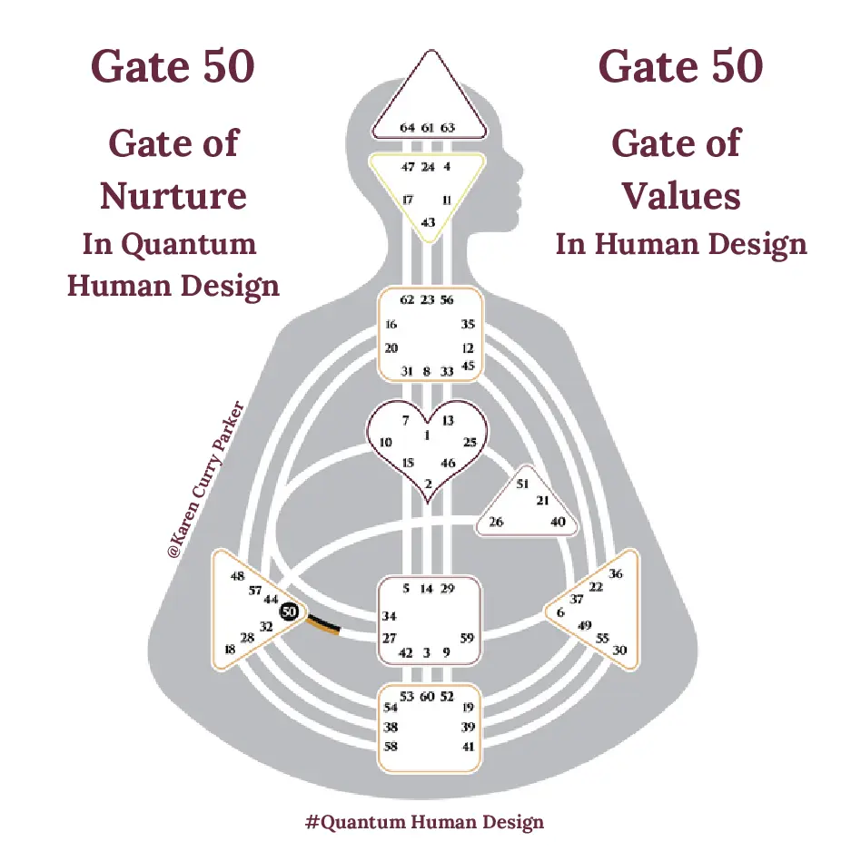 Human Design Gate 50 - The Gate of Values