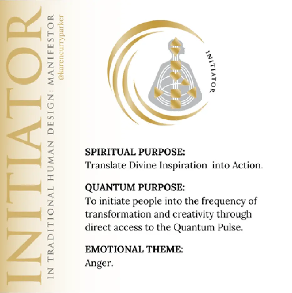 Emotional Theme in Human Design - Initiator - Anger