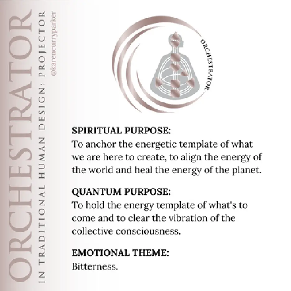 Emotional Theme in Human Design - Orchestrator - Bitterness